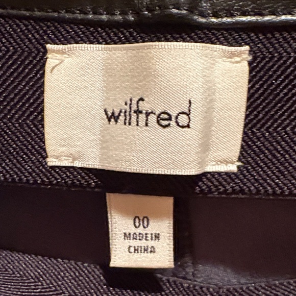 Wilfred Jet Black Flare Vegan Flare Pants - Picture 2 of 8